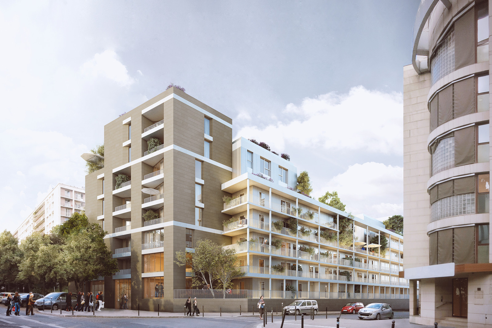 74 76 Rue Jean Jacques Rousseau 75001 Paris EHPAD - Montreuil | Architectes Singuliers